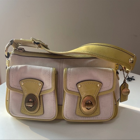 Coach Handbags - COACH 65TH ANNIVERSARY BAG PURSE CANVAS SATCHEL
